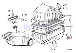Picture of Genuine BMW 13-71-1-707-044 Air Filter Housing Spring Clip