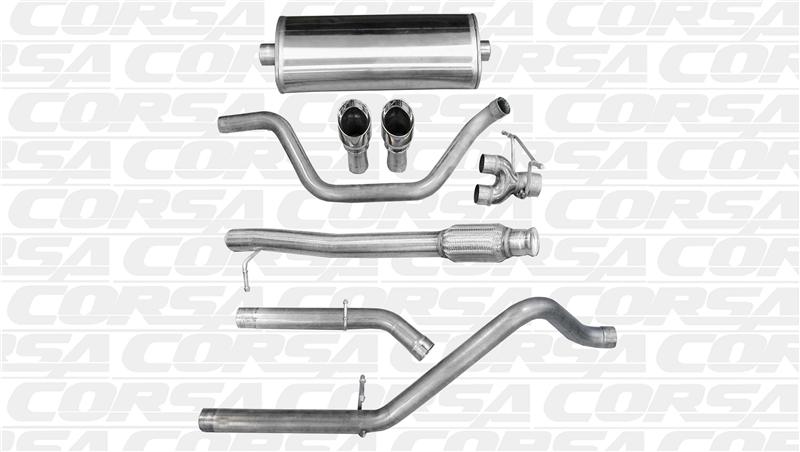 CORSA Xtreme / 2.5 in Cat-Back 4.0 in Twin Tips | 1997-2004 Corvette C5 (14962) main image 0
