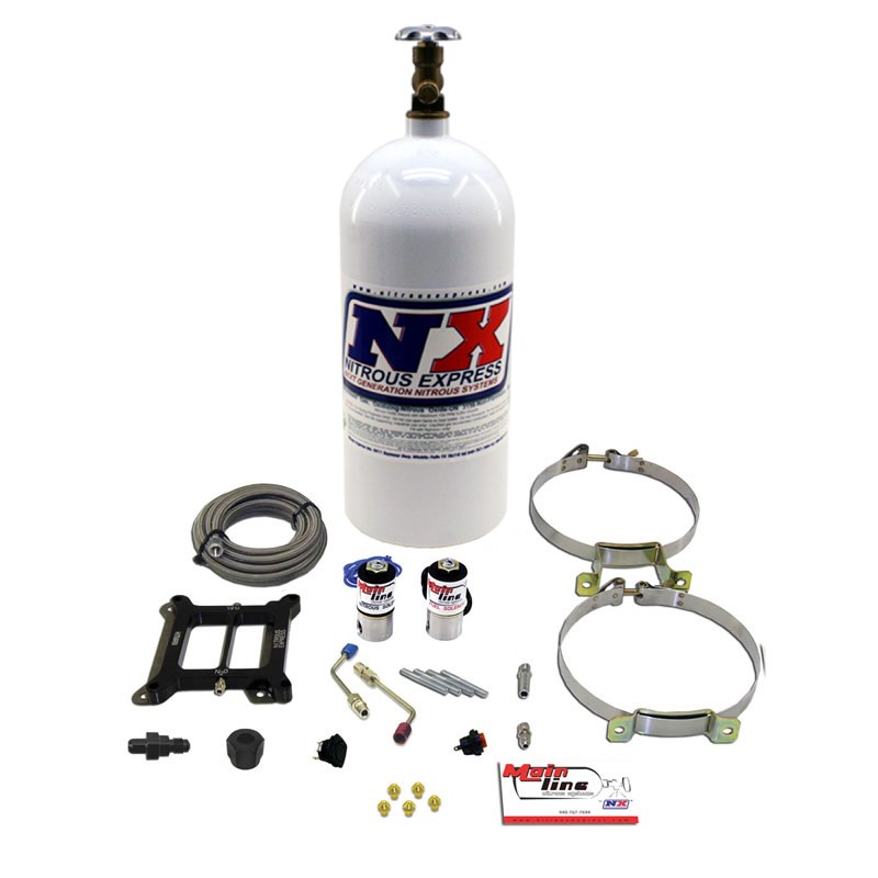 Show details for Nitrous Express ML1000 Mainline Carb. System With 10lb Bottle