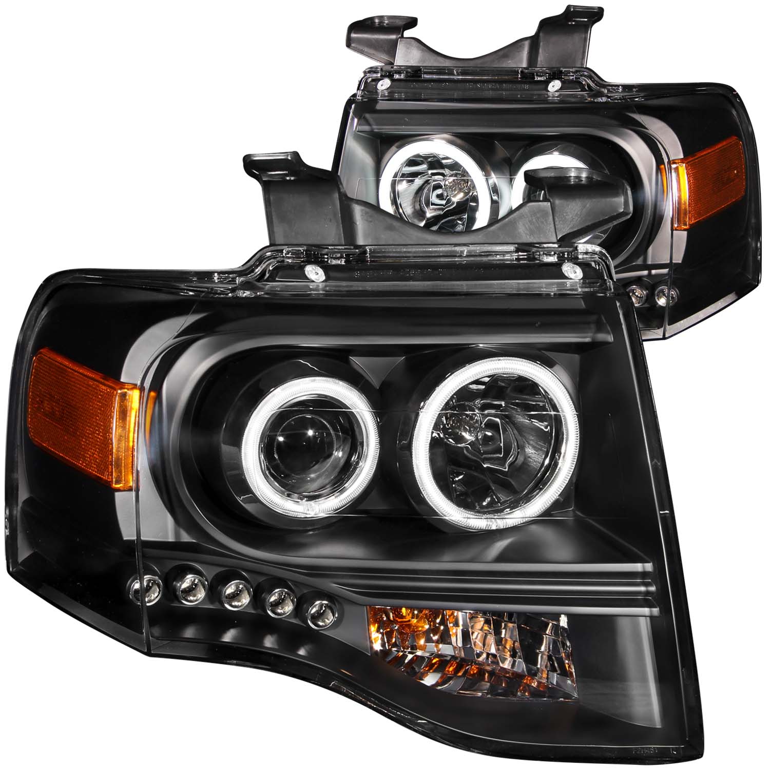 Show details for ANZO USA Projector Headlight Set w/Halo