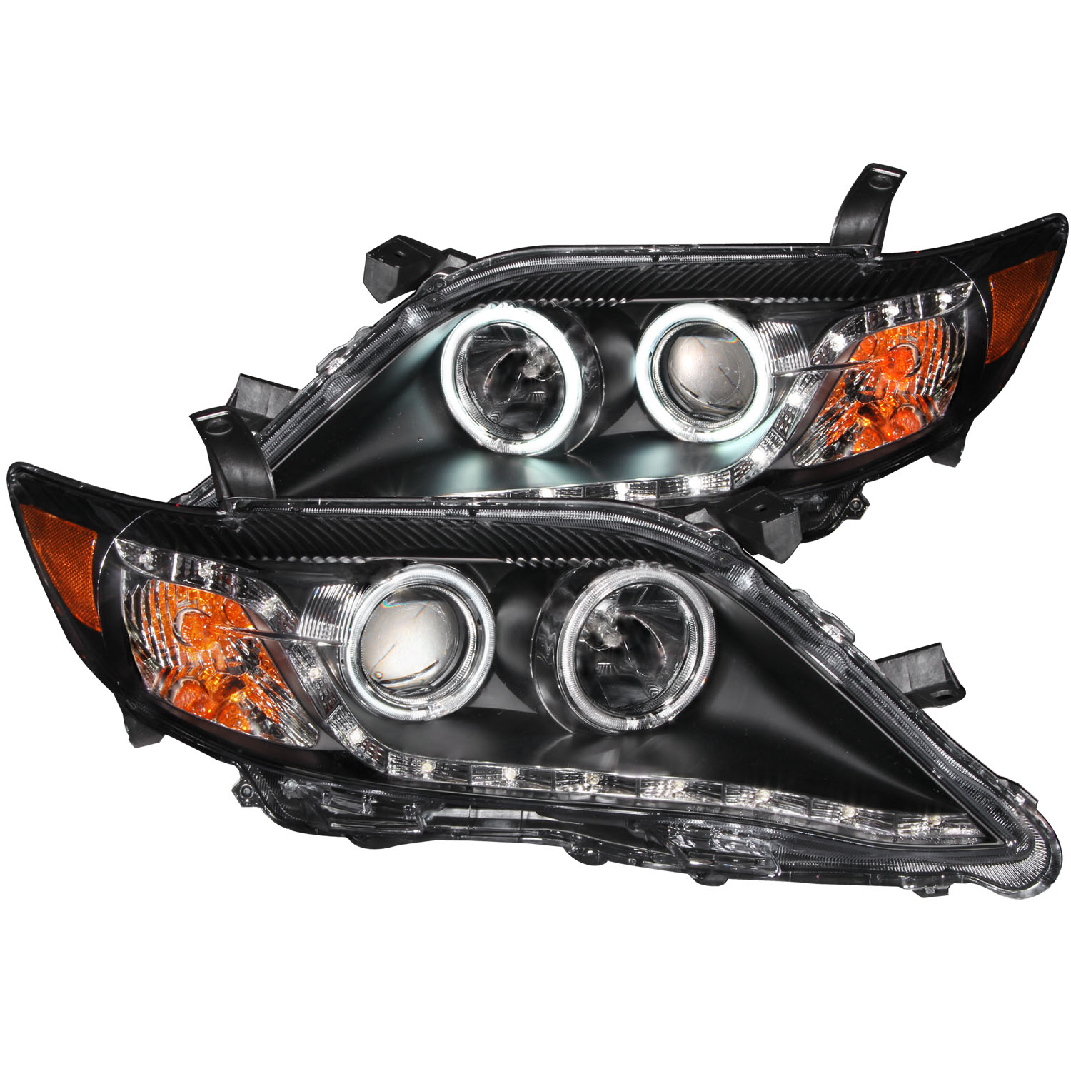Show details for ANZO USA Crystal Headlight Set w/Halo