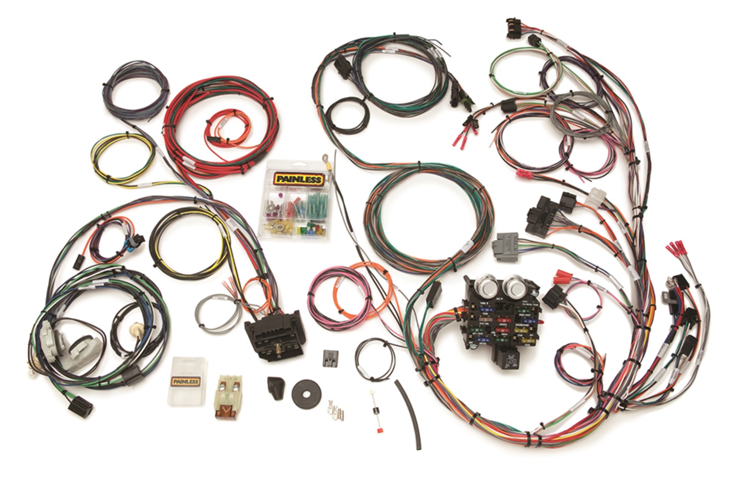 Show details for Painless Wiring 10111 23 Circuit Direct Fit Harness