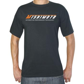 Picture of Mishimoto MMAPL-SCRIPT-BKM Mishimoto Men'S Athletic Script T-Shirt, Black
