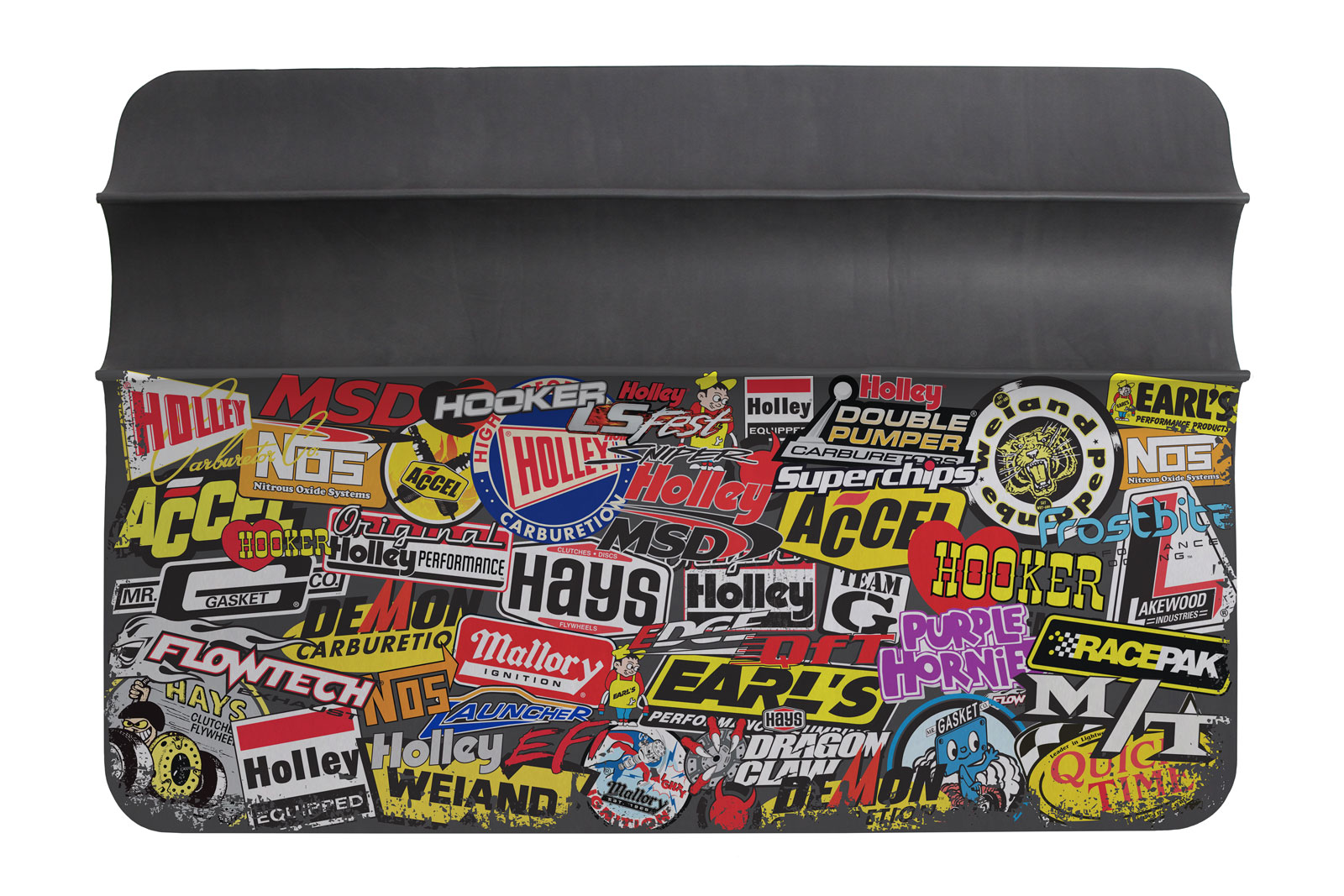 Show details for Holley 36445 Sticker Bomb Fender Cover