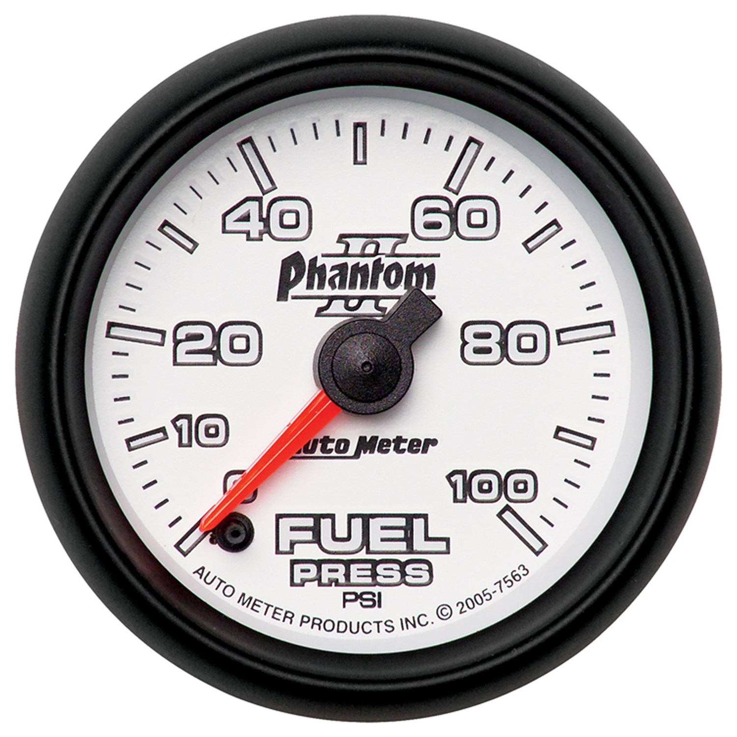 Auto Meter 7563 Phantom II Electric Fuel Pressure Gauge THMotorsports