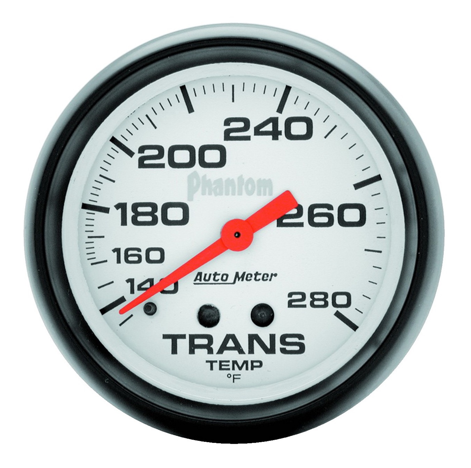 Autometer Ultra-Lite 52mm 140-280 Deg F Mechanical Transmission Temp Gauge (4351) main image 1