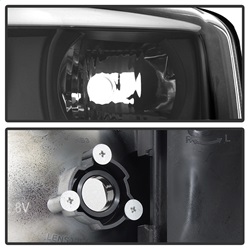Picture of Spyder 5084521 Version 2 Projector Headlights - Light Bar Drl - Black