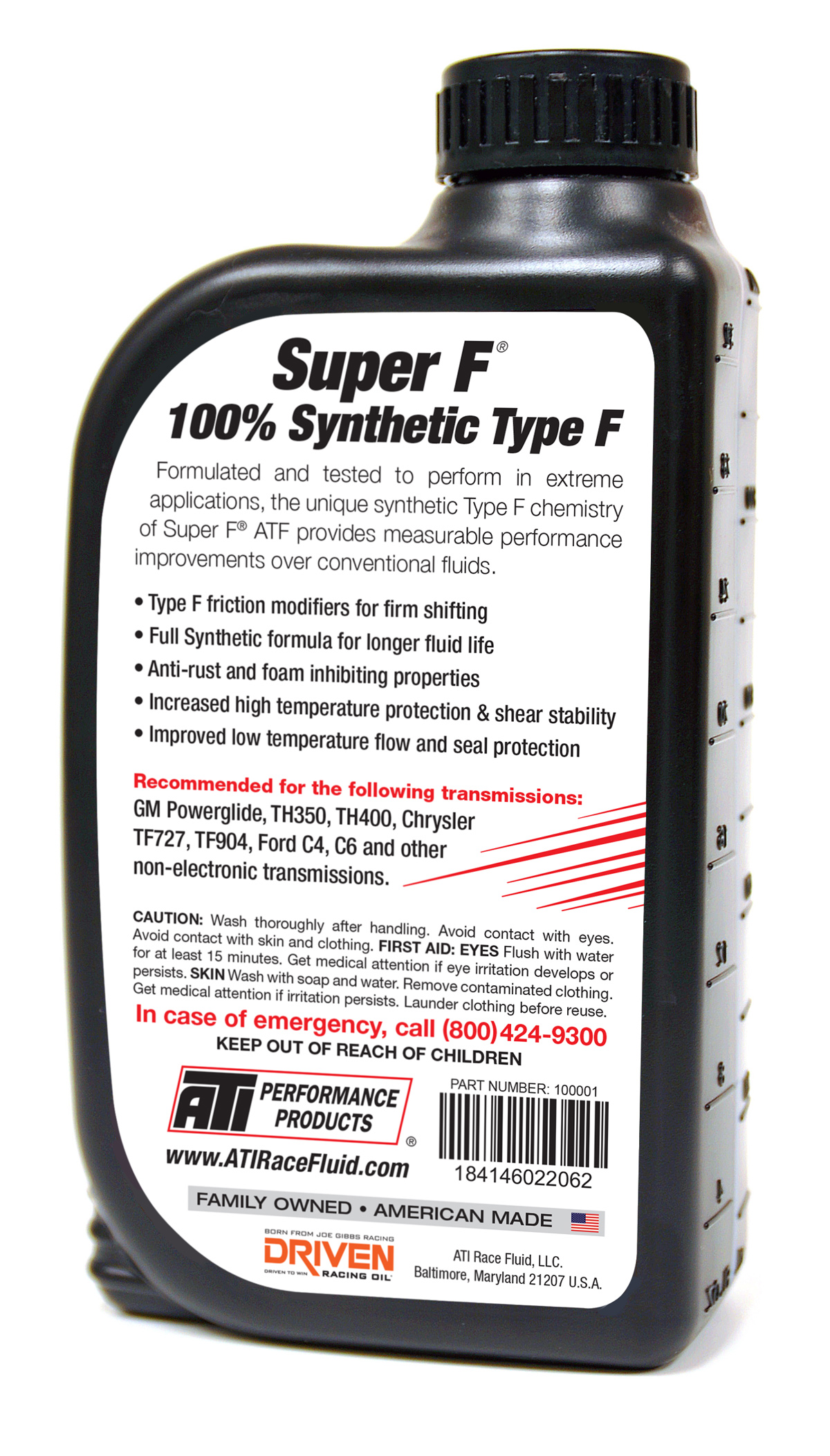 Driven Racing Oil 02206 Automatic Transmission Fluid | THMotorsports