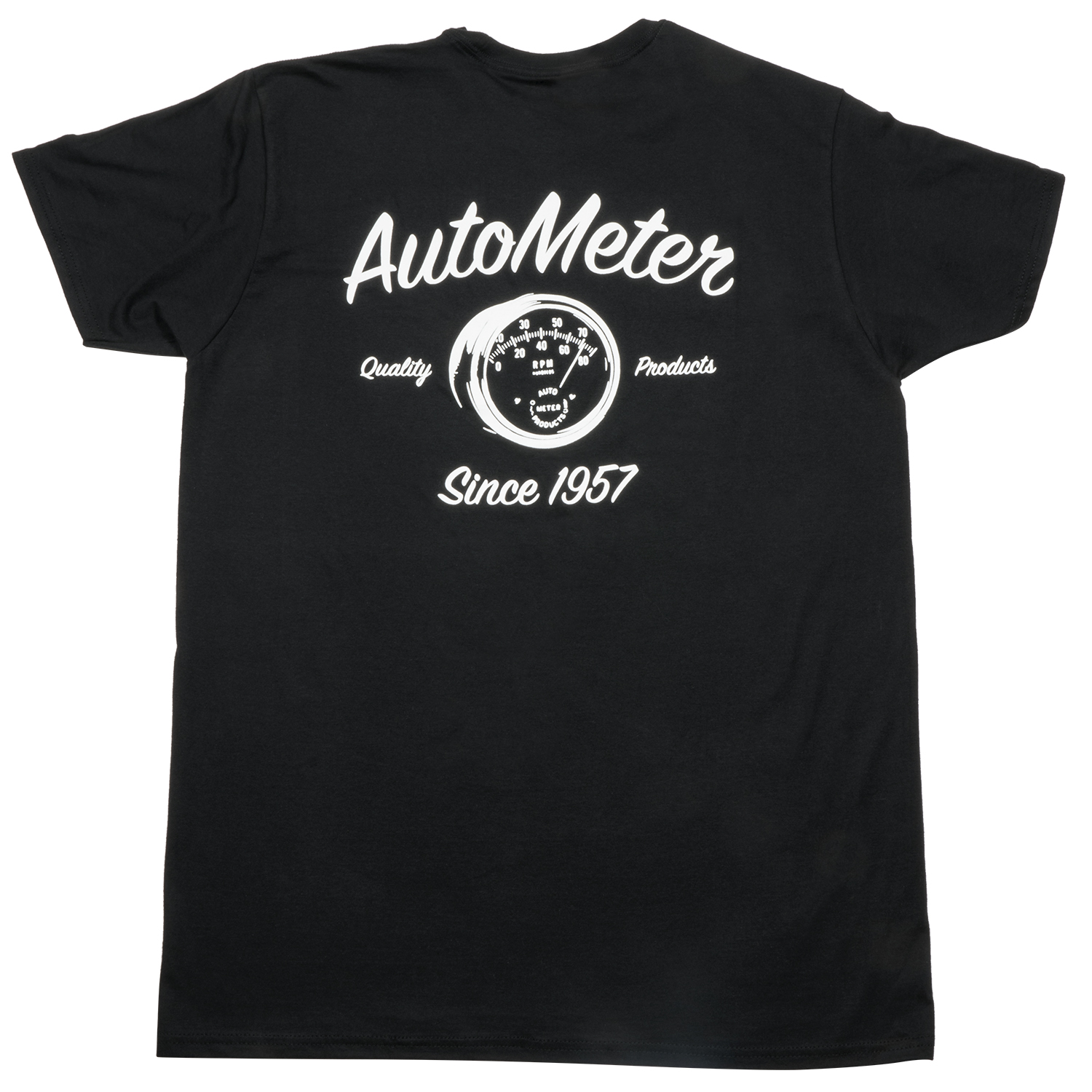 Picture of Auto Meter 0423L T-Shirt, Adult Large, Black, 'Vintage'