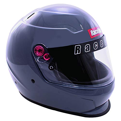 Show details for Racequip 276665 Full Face Helmet Pro20 Series Snell Sa2020 Rated Gloss Steel Large