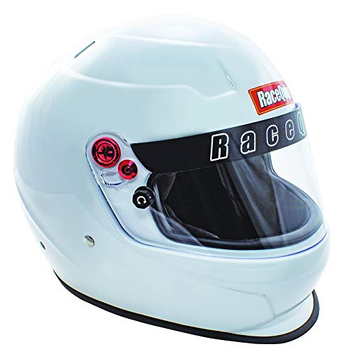 Show details for Racequip 276117 Full Face Helmet Pro20 Series Snell Sa2020 Rated Gloss White 2x-Large