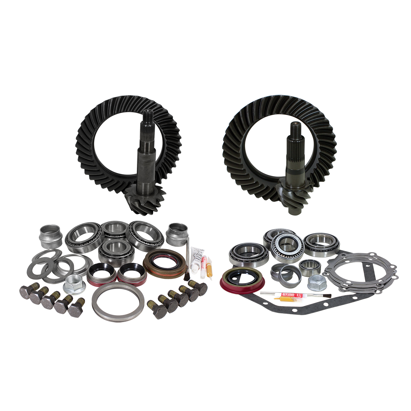 Picture of Yukon Gear & Axle YGK053 Yukon Gear & Install Kit Pkg For Rev Rotation D60 & ’99 & Up Gm 14t, 5.38 Thick.