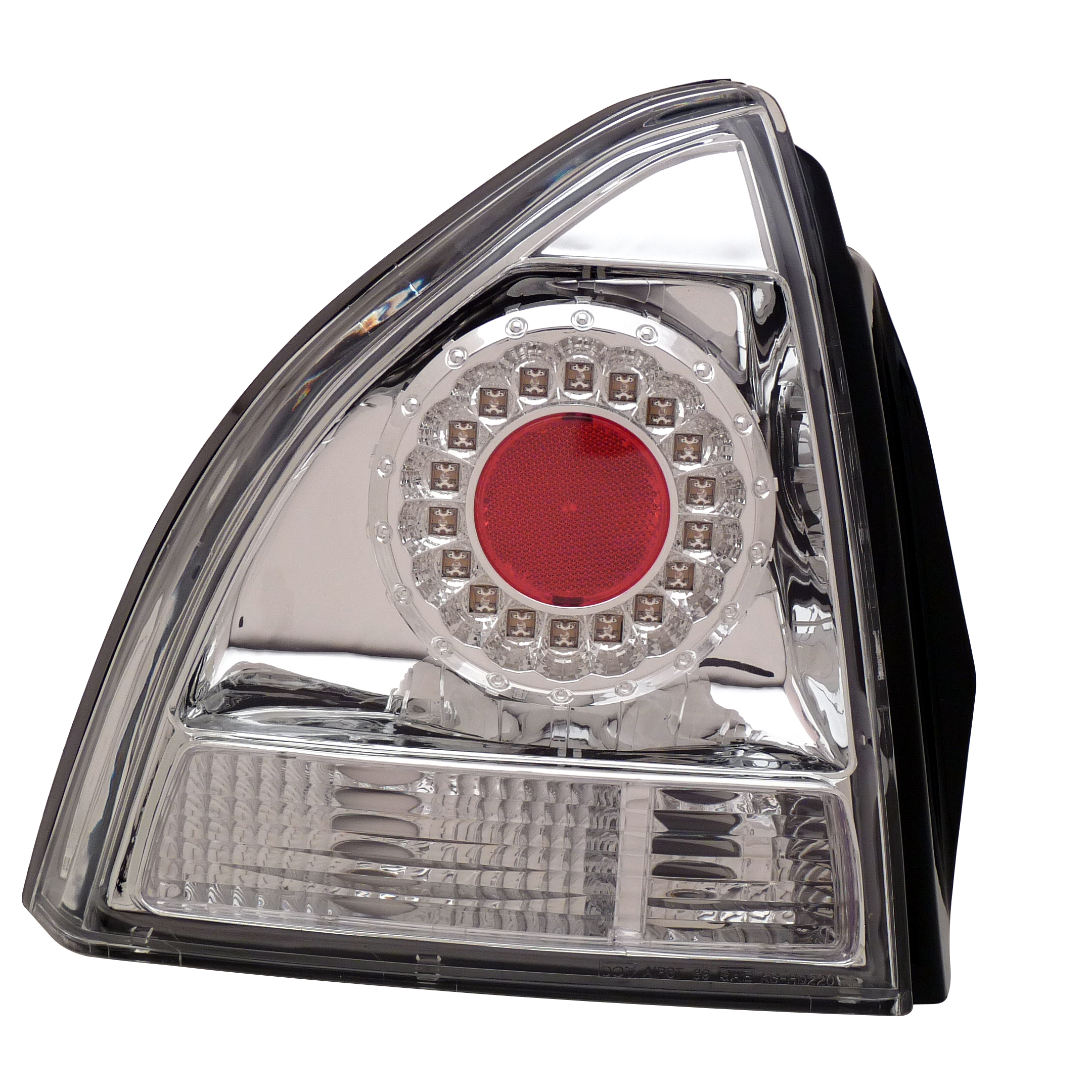 ANZO LED Tail Light Assembly Red Clear 4pc | Toyota Corolla (03-08) (321190)