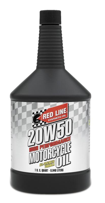 Picture of Red Line Oil 42504 20w-50 Motorcycle Oil - 1 Quart Bottle