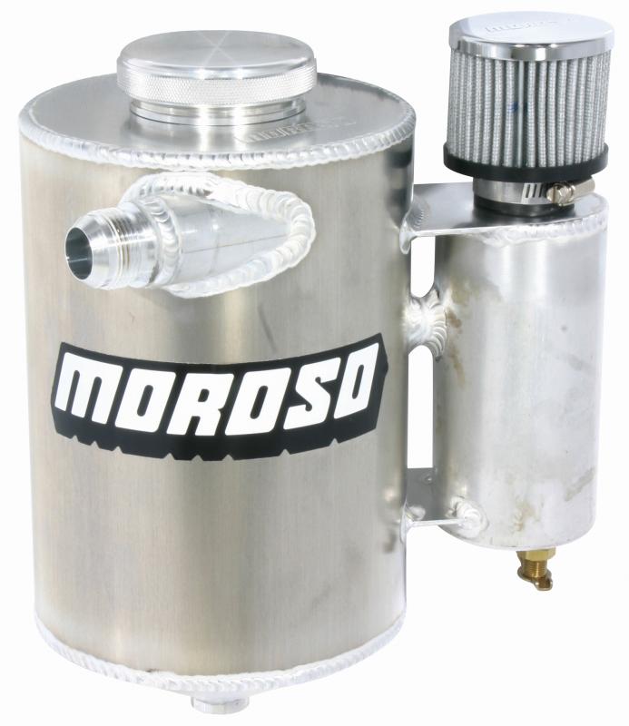 Moroso 22605 -10AN To -10AN Dry Sump Oil Pump Fitting With Screen (Blue Anodized Aluminum) - View #10